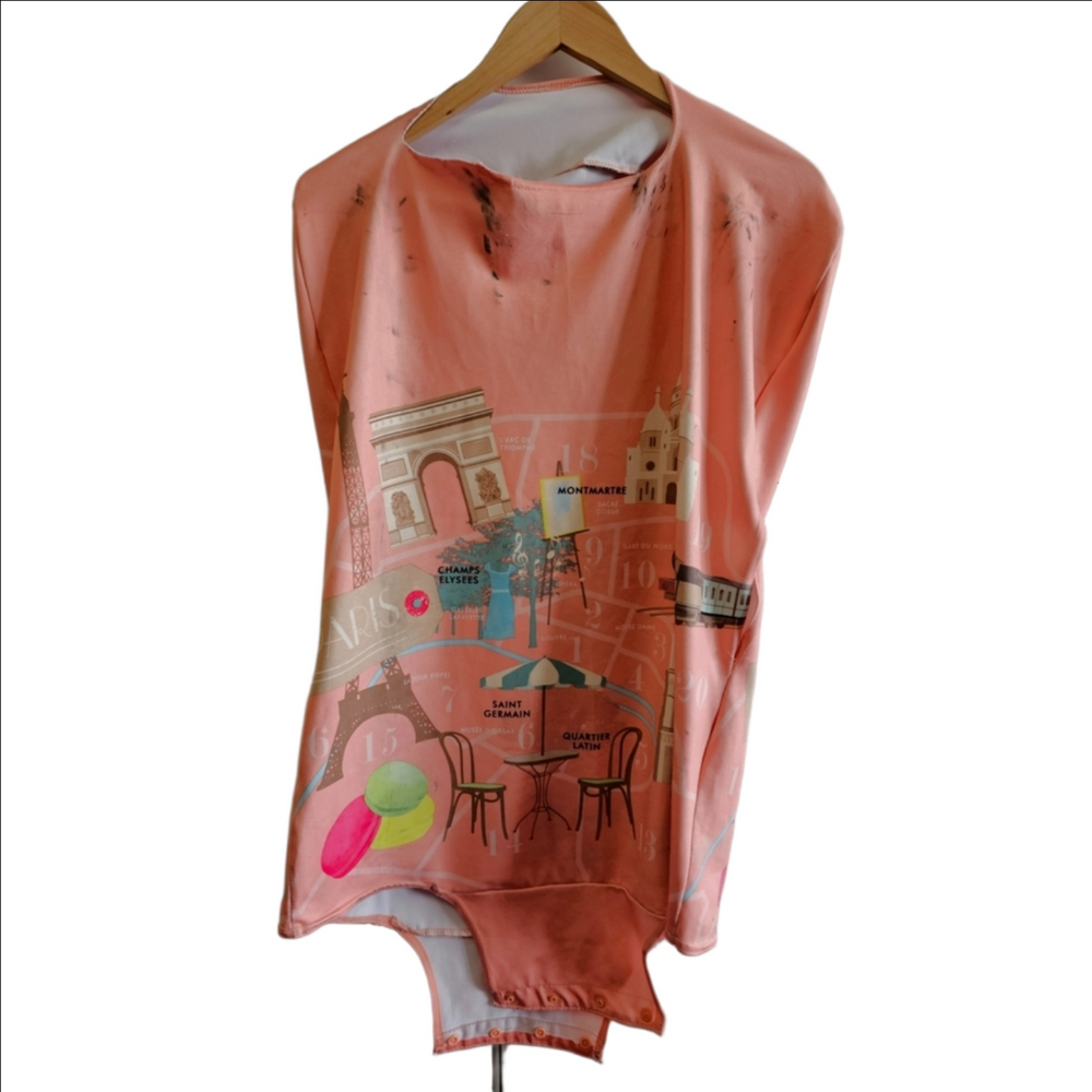 LOQI Montreal Paris Print Bodysuit